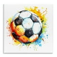 thumbnail image 1 of Stupell Industries Soccer Ball Bright Splash Sports Painting Unframed Art Print Wall Art, 12 x 12, 1 of 8