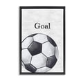 thumbnail image 1 of Stupell Industries Soccer Ball Goal Sports Painting Black Floater Framed Canvas Art Print Wall Art, 17 x 25, 1 of 10