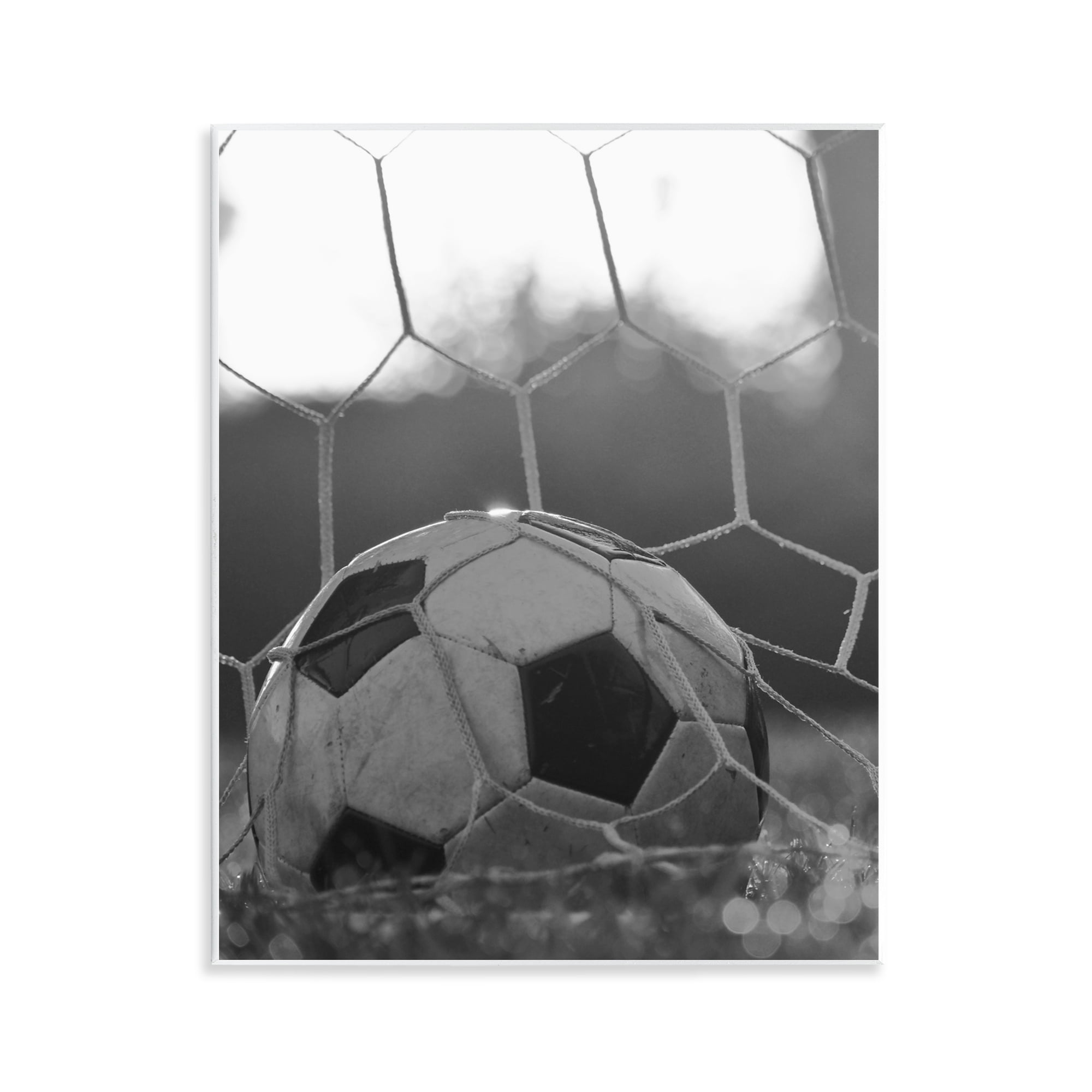 Stupell Industries Soccer Goal Score Wall Plaque Art, design by Marcus Prime