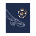 thumbnail image 1 of Stupell Industries Modern Soccer Lines Contour Canvas Art, 24 x 30, by Marcus Prime, 1 of 8