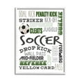 thumbnail image 1 of Stupell Industries Soccer Team Game Terms Kids' Sports Hobby Sports Painting White Framed Art Print Wall Art, 16 x 20, 1 of 7