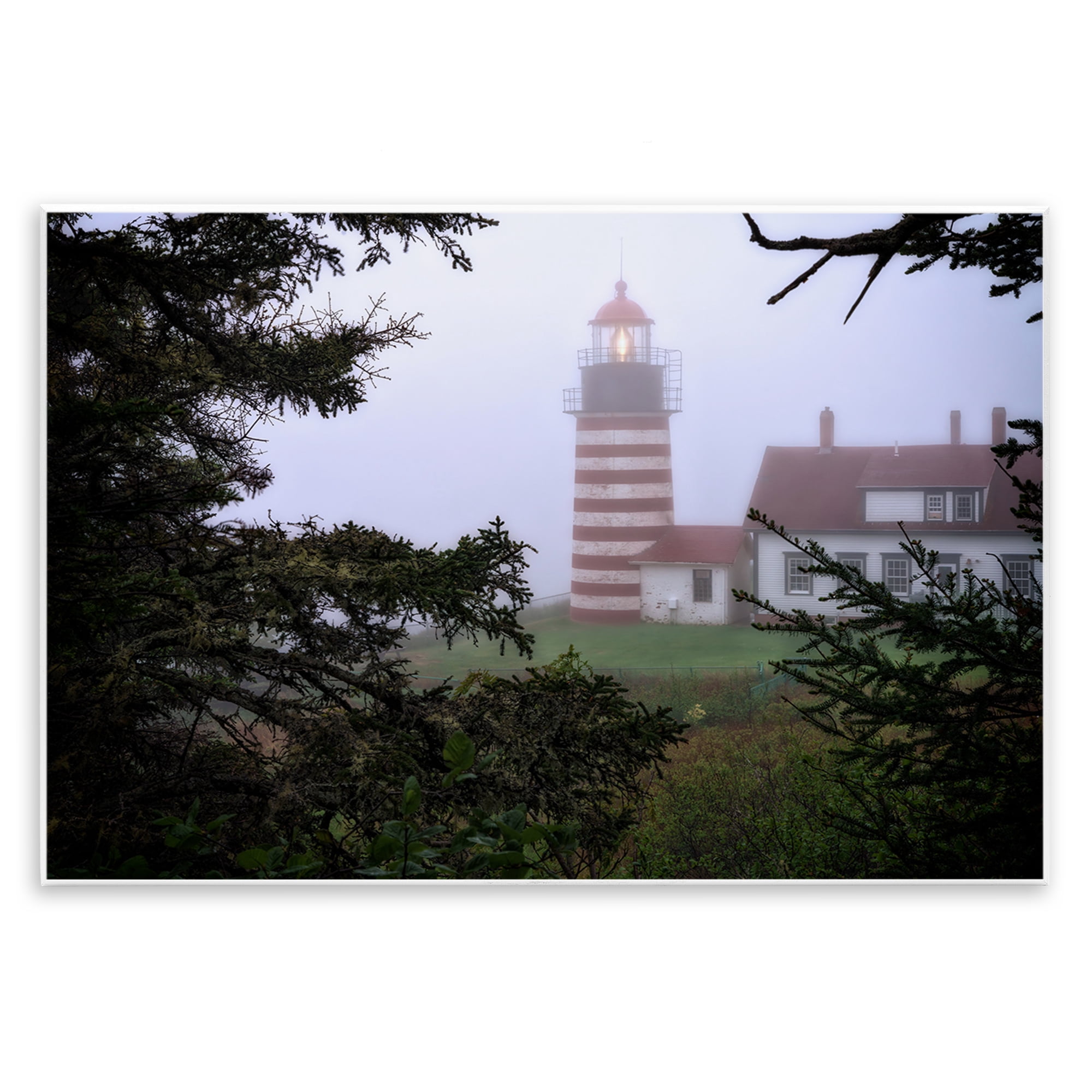 Stupell Industries Socked In By Fog Wall Plaque Art, design by Rick Berk