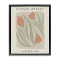 thumbnail image 1 of Stupell Industries Eclectic Soft Amsterdam Flower Market Black Floating Frame Canvas Art, 17 x 21, by Lucille Price, 1 of 8