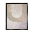thumbnail image 1 of Stupell Industries Soft Arch Shapes Abstract Painting Black Floater Framed Canvas Art Print Wall Art, 17 x 21, 1 of 10