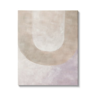 Stupell Industries Soft Arch Shapes Abstract Painting Gallery Wrapped Canvas Art Print Wall Art, 16 x 20