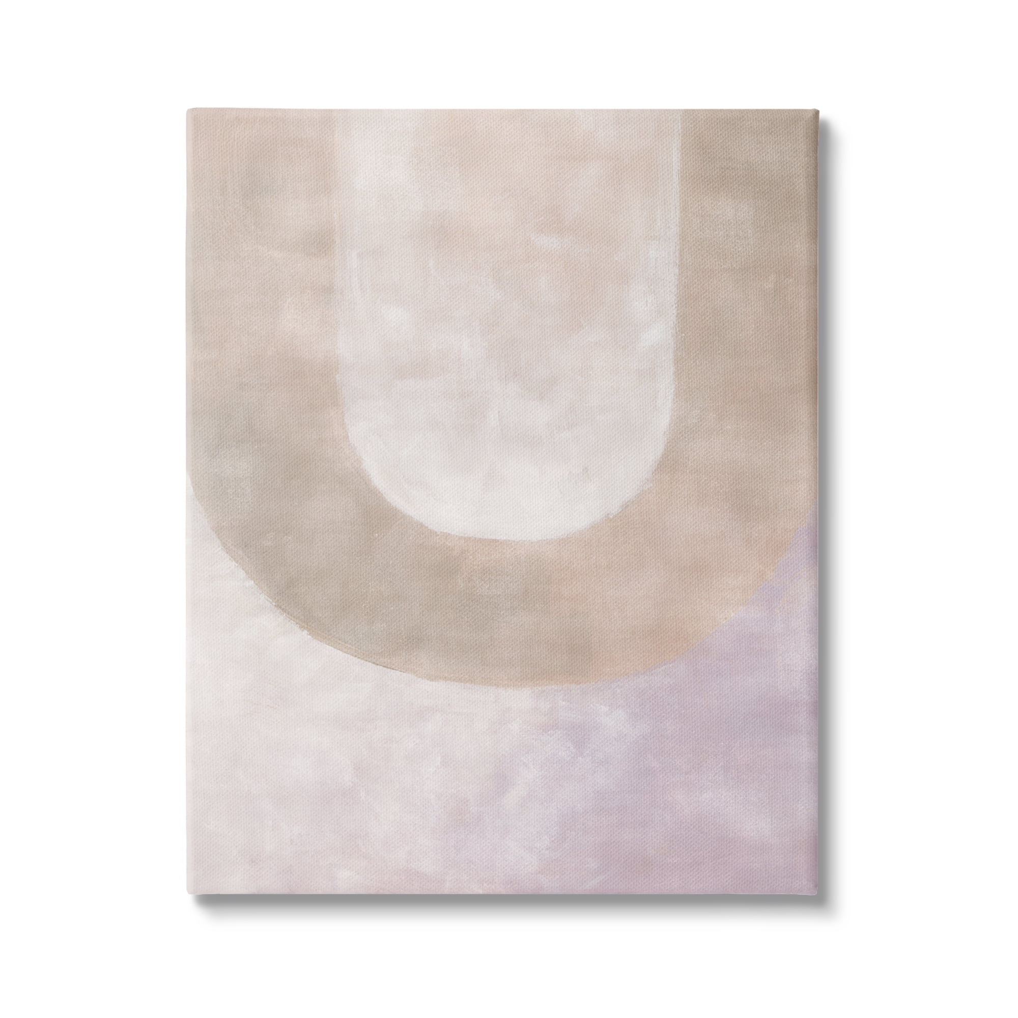 Stupell Industries Soft Arch Shapes Abstract Painting Gallery Wrapped Canvas Art Print Wall Art, 30 x 40