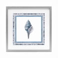 thumbnail image 1 of Stupell Industries Coastal Soft Blue Conch Shell Gray Framed Print Under Glass, 13 x 13, by Lanie Loreth, 1 of 8