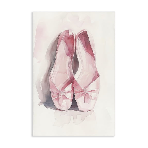 Stupell Industries Cottage Soft Blush Ballet Slippers Canvas Art, 20 x 30, by Ray Powers