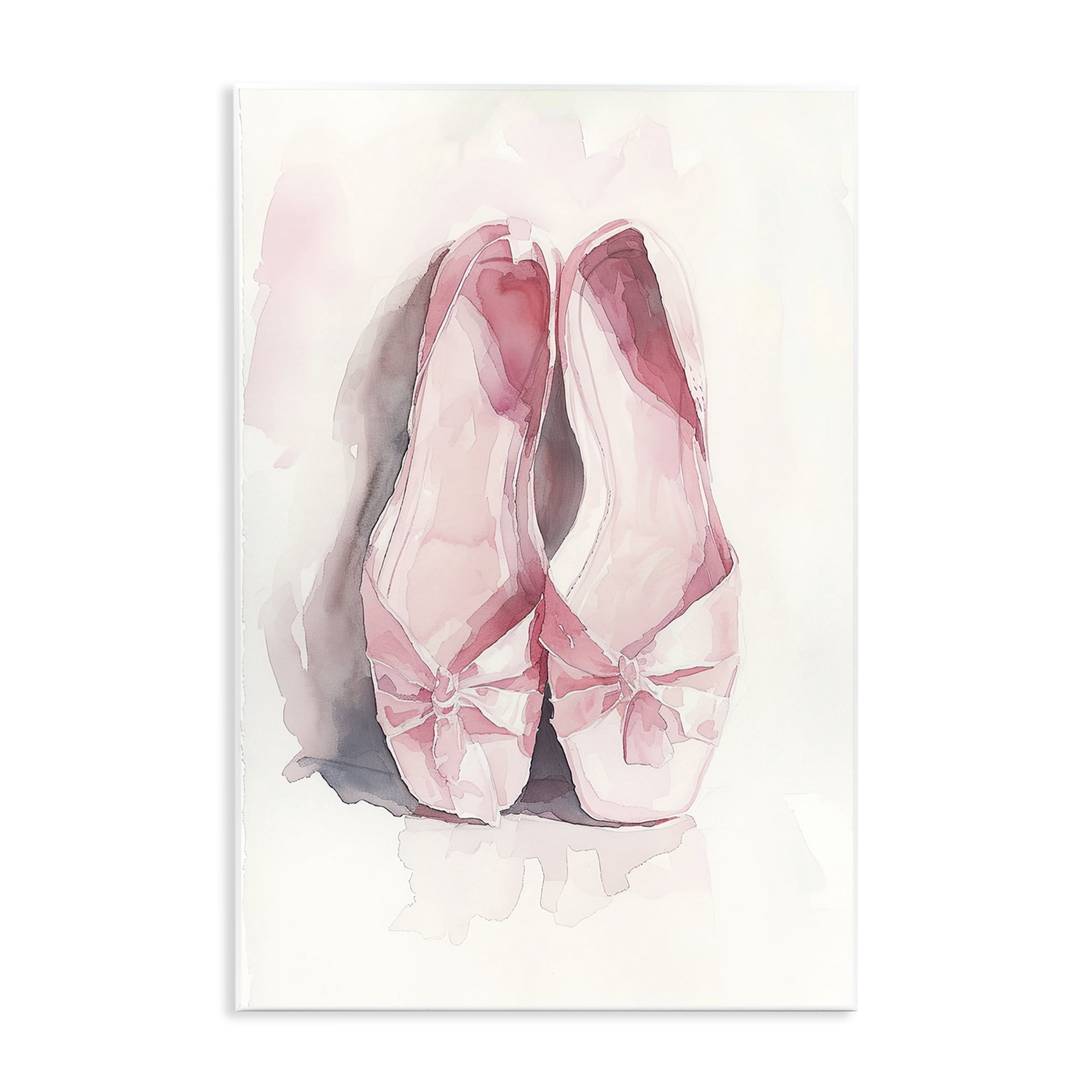 Stupell Industries Soft Blush Ballet Slippers Wall Plaque Art, design by Ray Powers