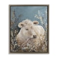 thumbnail image 1 of Stupell Industries Soft Cattle Amongst Florals Animals Painting Brown Floater Framed Canvas Art Print Wall Art, 25 x 31, 1 of 9