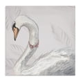 thumbnail image 1 of Stupell Industries Cottage Soft Classic Swan & Bow Canvas Art, 17 x 17, by Elizabeth Medley, 1 of 8