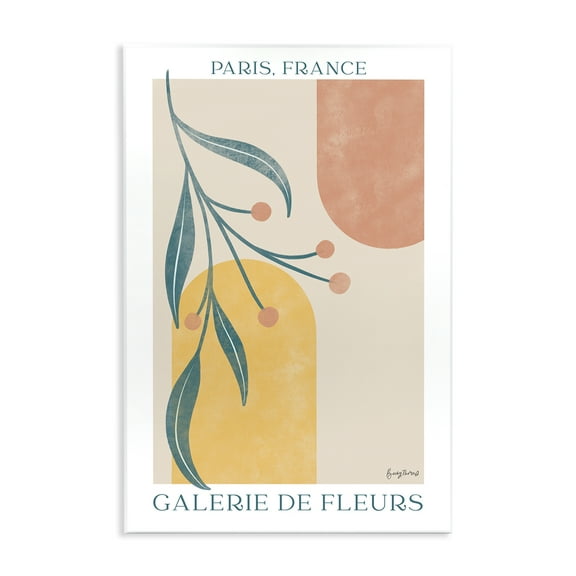 Stupell Industries Soft Earth Tones Botanical Abstract Painting Unframed Art Print Wall Art, 10 x 15