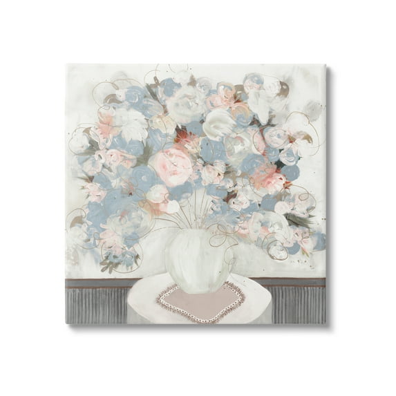 Stupell Industries Soft Floral Bouquet Abstract Scribble Blooms Arrangement Painting Gallery Wrapped Canvas Print Wall Art, Design by Ruth Fromstein
