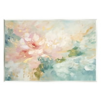 Stupell Industries Soft Flower Abstraction Botanical & Floral Painting Unframed Art Print Wall Art, 15 x 10