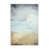 Stupell Industries Soft Fluid Landscape Abstract Painting Unframed Art Print Wall Art, 10 x 15