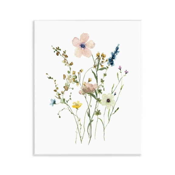 Stupell Industries Soft Forest Blooms Botanical & Floral Painting Unframed Art Print Wall Art, 11 x 14