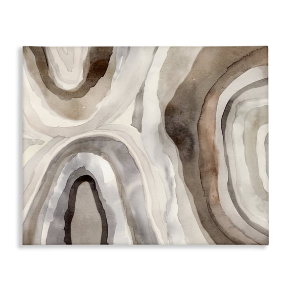 Stupell Industries Contemporary Soft Geode Pattern Canvas Art, 30 x 24, by Victoria Barnes
