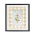 thumbnail image 1 of Stupell Industries Cottage Soft Gingham Flowers Black Framed Print Under Glass, 17 x 21, by Arlington Prints, 1 of 8