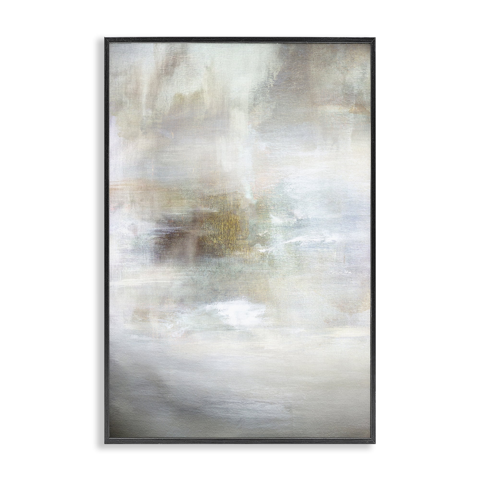 Stupell Industries Soft Haze of Subtle Light Black Framed Giclee Art, design by Hope Bainbridge