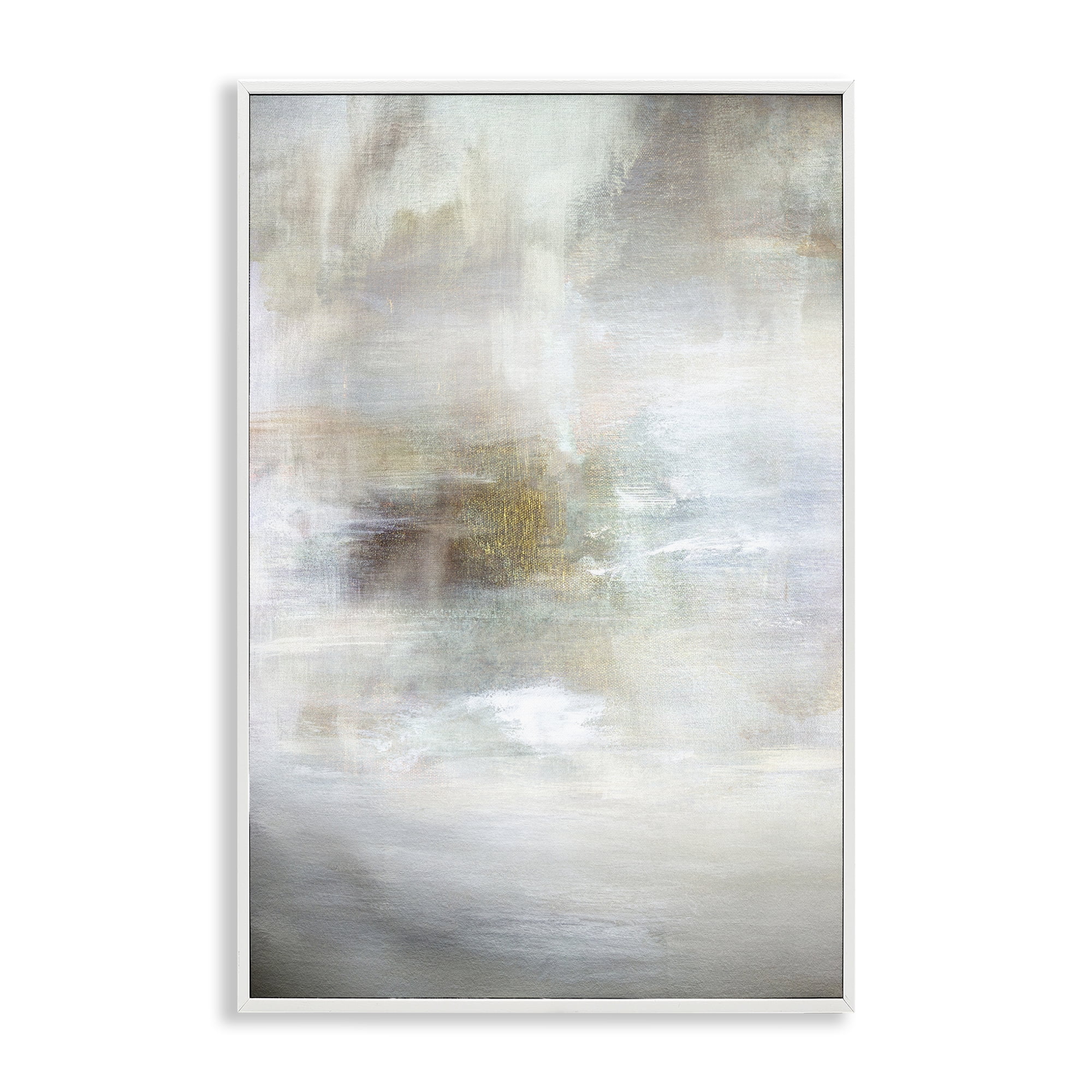 Stupell Industries Soft Haze of Subtle Light White Framed Giclee Art, design by Hope Bainbridge