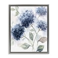 thumbnail image 1 of Stupell Industries Soft Hydrangea Breeze Gray Framed Floater Canvas Wall Art design by Nan, 21 x 17, 1 of 9