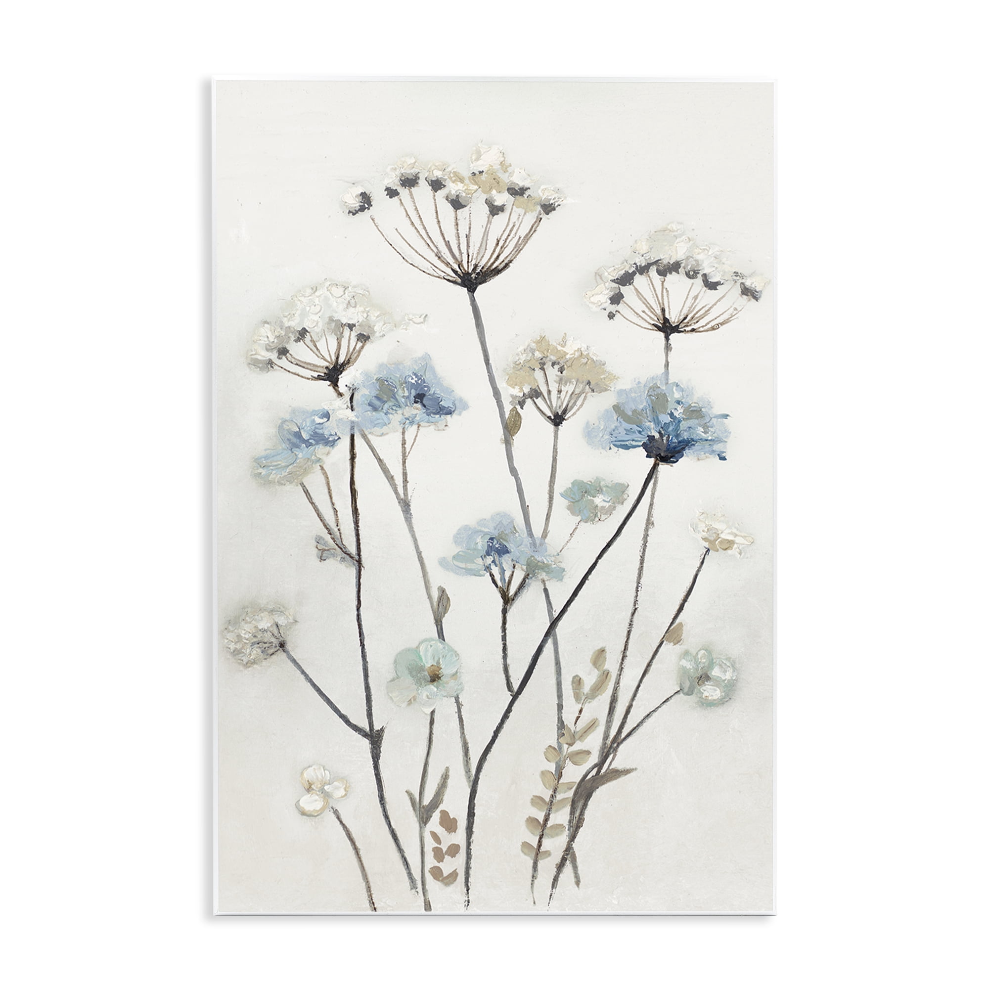 Stupell Industries Soft Jardin Azul Wall Plaque Art, design by Patricia Pinto