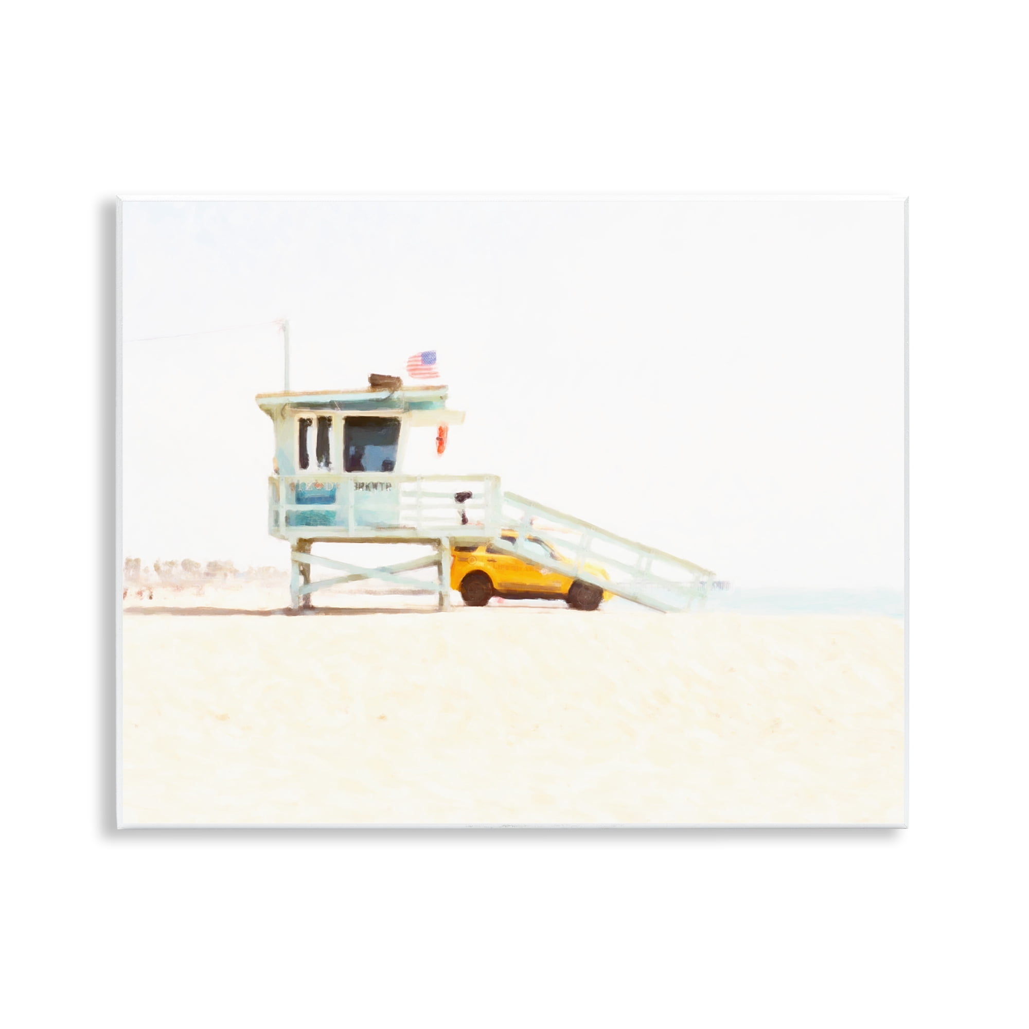 Stupell Industries Soft Light Lifeguard Station Wall Plaque Art, design ...