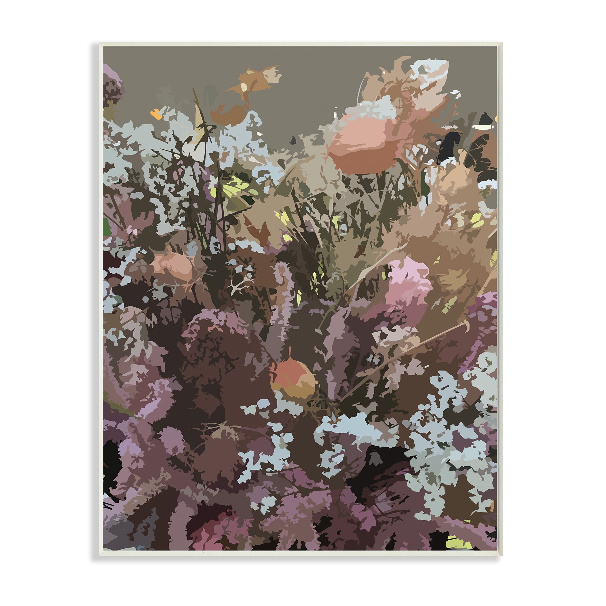 Stupell Industries Soft Line Dried Flowers Tuscan Inspired Florals,10 x 15,Designed by Hannah Heemsbergen