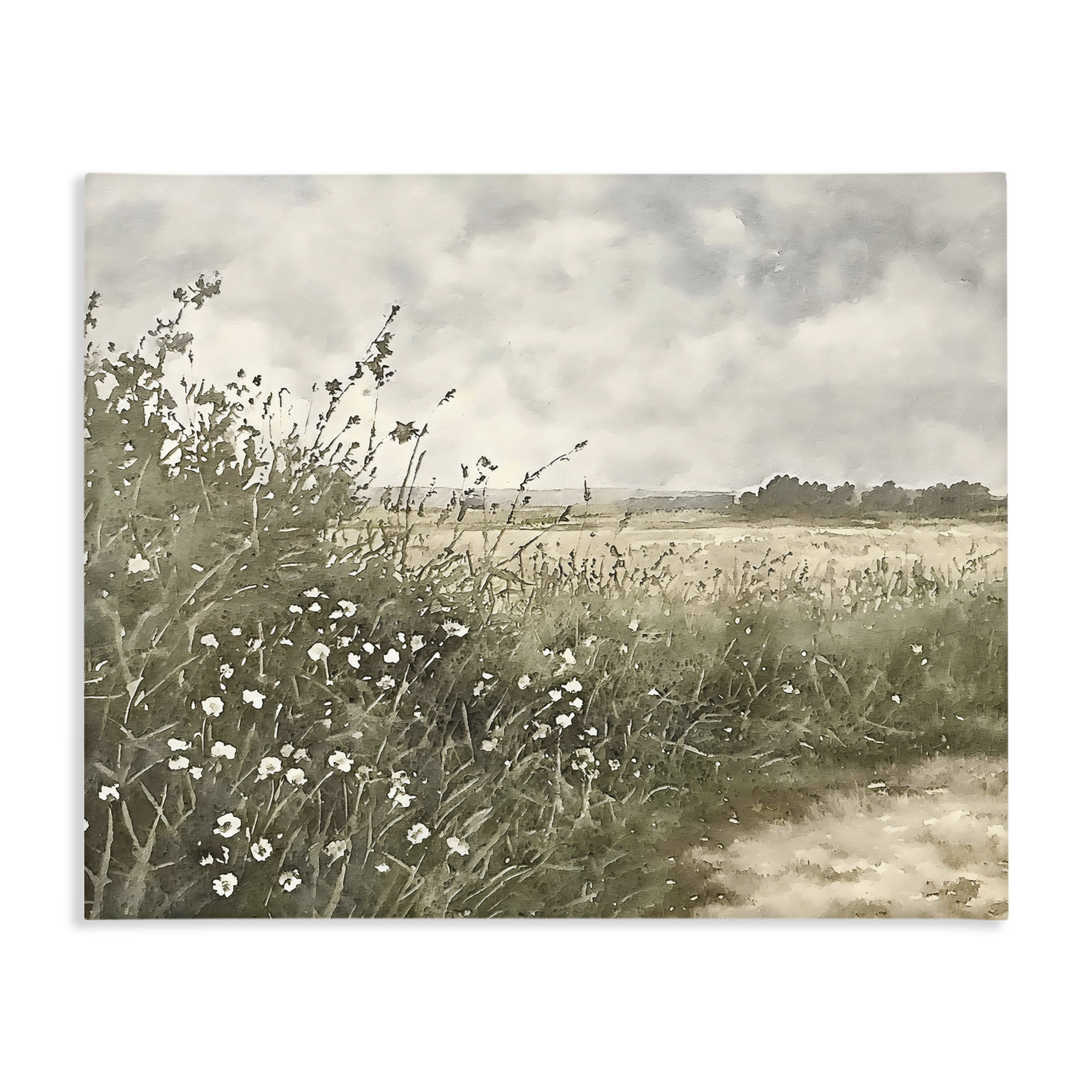 Stupell Industries Soft Meadow Landscape at Dusk Canvas Wall Art, design by Riley B