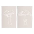 thumbnail image 1 of Stupell Industries Soft Minimal Mushroom Outlines Botanical & Floral Painting Unframed Art Print Wall Art, 10 x 15, Set of 2, 1 of 8