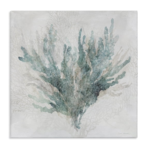 Stupell Industries Coastal Soft Muted Coral Branch Canvas Art, 24 x 24, by Carol Robinson