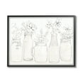 thumbnail image 1 of Stupell Industries Soft Muted Flower Arrangements Country Glass Jars, 16 x 20, Design by Beth Grove, 1 of 7