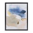 thumbnail image 1 of Stupell Industries Soft Ombre with Gold Accents Abstract Painting Black Floater Framed Canvas Art Print Wall Art, 17 x 21, 1 of 10