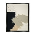 thumbnail image 1 of Stupell Industries Soft Paint Strokes with Line Abstract Painting Black Floater Framed Canvas Art Print Wall Art, 17 x 21, 1 of 10