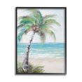 thumbnail image 1 of Stupell Industries Soft Palm Tree on Beach Landscape Painting Black Framed Art Print Wall Art, 11 x 14, 1 of 9