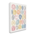 thumbnail image 1 of Stupell Industries Soft Pattern Watercolor Letters Alphabet Chart Typography Painting Gallery Wrapped Canvas Art Print Wall Art, 16 x 20, 1 of 6
