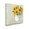 thumbnail image 1 of Stupell Industries Soft Petal Sunflower Vase Country Milk Jar Paintings Gallery-Wrapped Canvas Print Wall Art, 36x36, by Sue Schlabach, 1 of 5