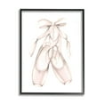 thumbnail image 1 of Stupell Industries Soft Pink Ballerina Slippers Ballet Dance Shoes, 24 x 30, Designed by Studio Q, 1 of 5
