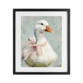 thumbnail image 1 of Stupell Industries Cottage Soft Pink Bow Goose Black Framed Print Under Glass, 13 x 16, by LSR Design Studio, 1 of 8