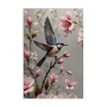 thumbnail image 1 of Stupell Industries Soft Pink Florals with Bird Animals Painting Wrapped Canvas Art Print Wall Art, 30 x 45, 1 of 8
