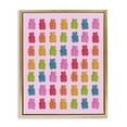 thumbnail image 1 of Stupell Industries Contemporary Soft Rainbow Bears on Pink Gold Floating Frame Canvas Art, 25 x 31, by LISH Creative, 1 of 8