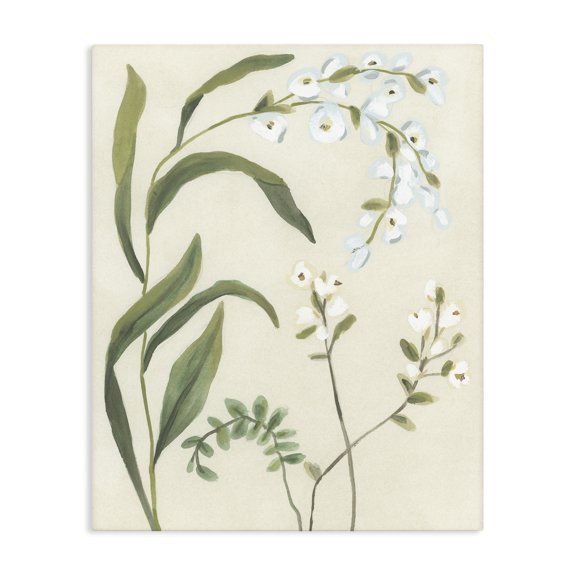 Stupell Industries Soft Snowdrop Stems Canvas Wall Art, design by June Erica Vess