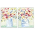 thumbnail image 1 of Stupell Industries Soft Speckled Flower Vases Plants & Flowers Painting White Framed Art Print Wall Art, 11 x 14, Set of 2, 1 of 2