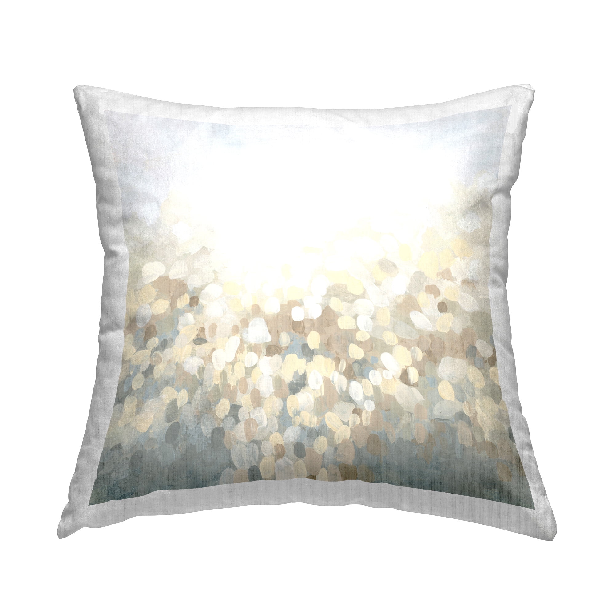 Stupell Industries Soft Sunlit Abstraction Decorative Printed Throw Pillow Design by June Erica Vess