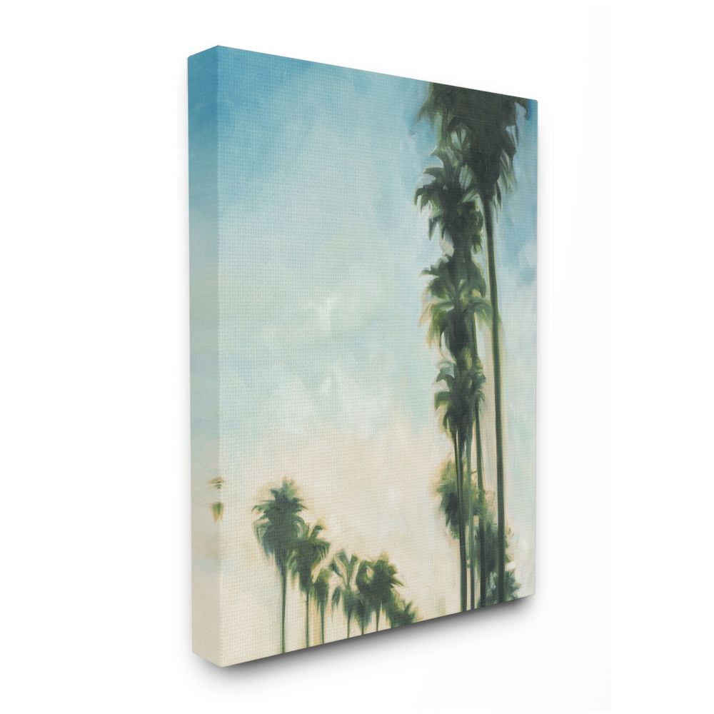 Stupell Industries Soft Tropical Palm Trees in a Row Designed by Third and Wall