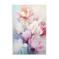 Stupell Industries Soft Tulip Blossoms Botanical & Floral Painting Unframed Art Print Wall Art, 10 x 15