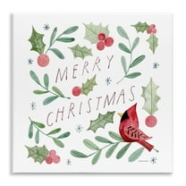 Stupell Industries Soft Whimsical Christmas Holiday Painting Unframed Art Prints Wall Art, 12 x 12