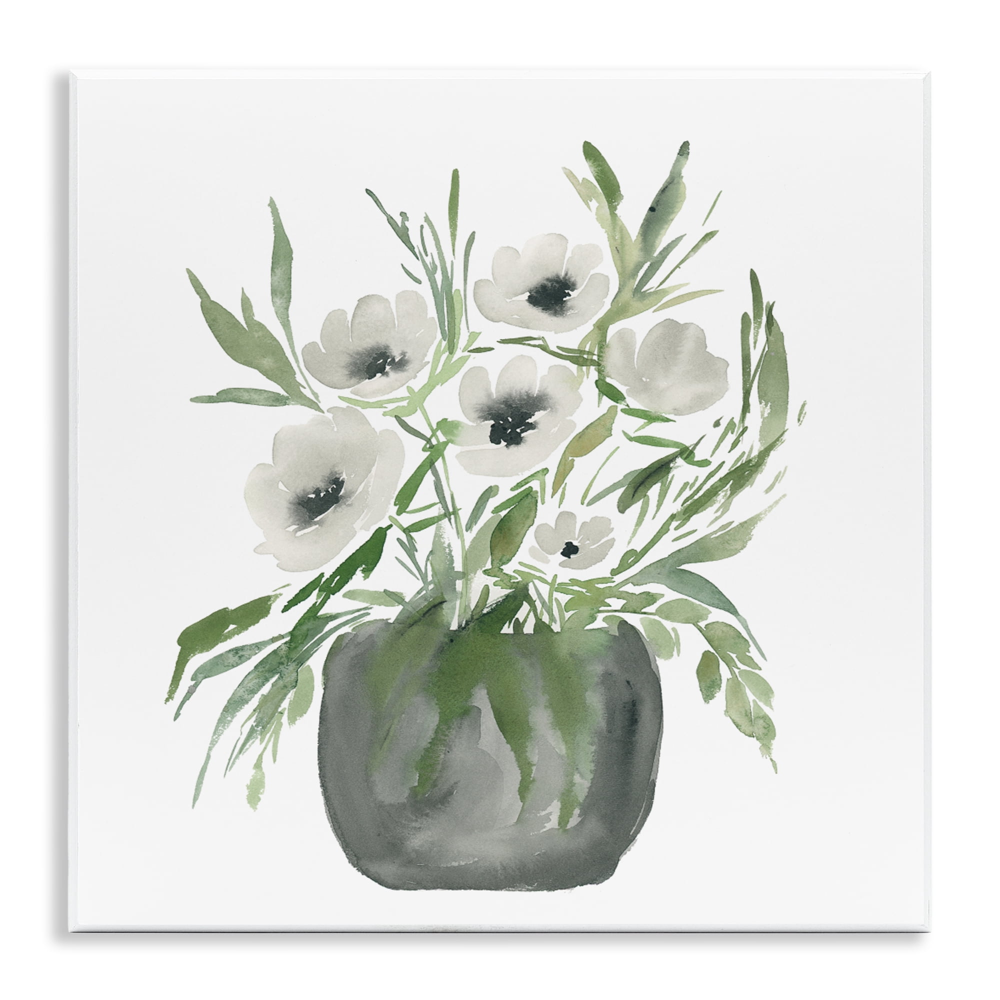 Stupell Industries Soft White Anemones Wall Plaque Art, design by Lucille Price
