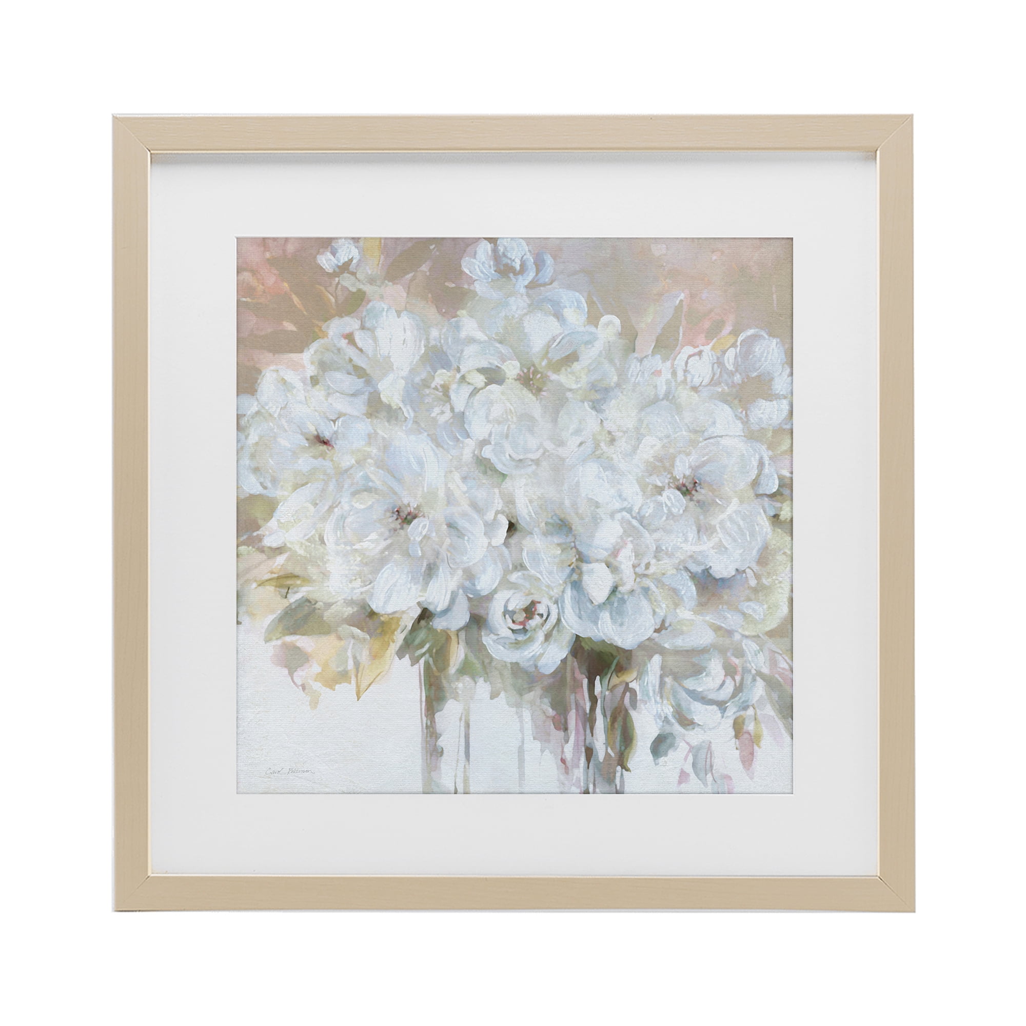 Stupell Industries Soft White Bouquet Serenity Birch Framed Print Under Glass, design by Carol Robinson