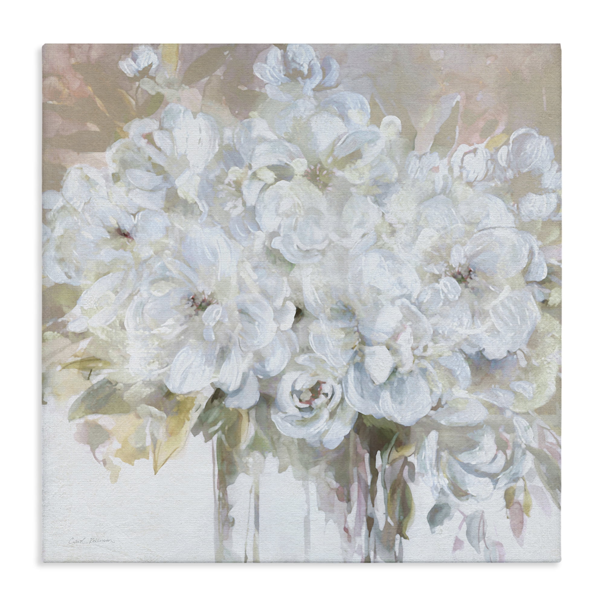Stupell Industries Soft White Bouquet Serenity Canvas Wall Art, design by Carol Robinson